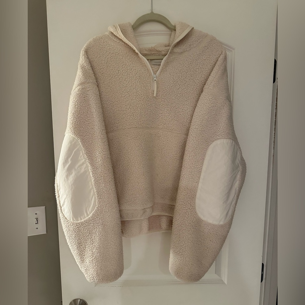 Urban Outfitters Sherpa Pullover with Hood, Size S